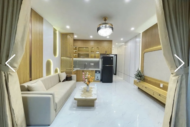 Nhà 2 tầng kiệt 3m Lê Duẩn . Nhà full nội thất