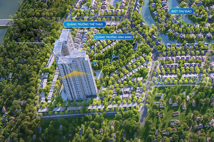 Căn hộ 3PN giá gốc Sky Retreat Eco Retreat giá tốt 4,3 tỷ (gồm VAT+KPBT), có vườn mây
