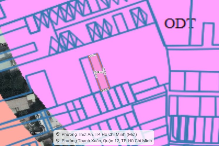 Đất Nở hậu mỏng Hẻm ôtô 105m2 – Thạnh Xuân 18 Q12