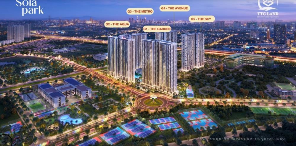 Bán Căn Hộ 2PN, 2WC Sola Park G6, Giá 4.9 Tỷ Bao Phí