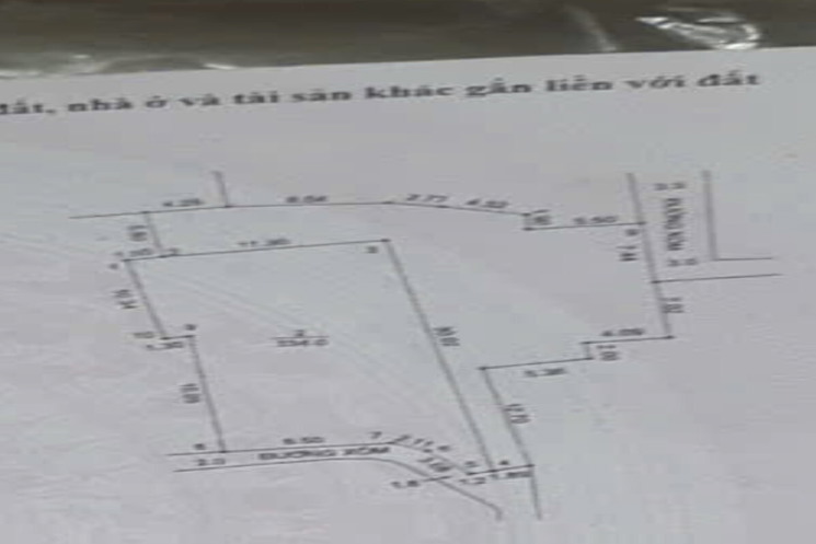 CHÍNH CHỦ BÁN LÔ ĐẤT ĐẸP 234M TẠI CẤN HỮU-QUỐC OAI-HÀ NỘI