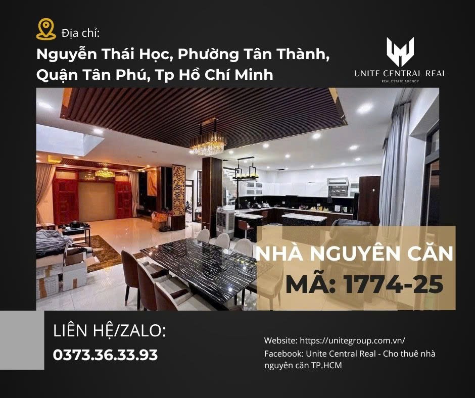 🏠 Cho Thuê Nhà Nguyên Căn TPHCM: Quận 1, Phú Nhuận, Bình Thạnh, Gò Vấp - Giá 20-50tr