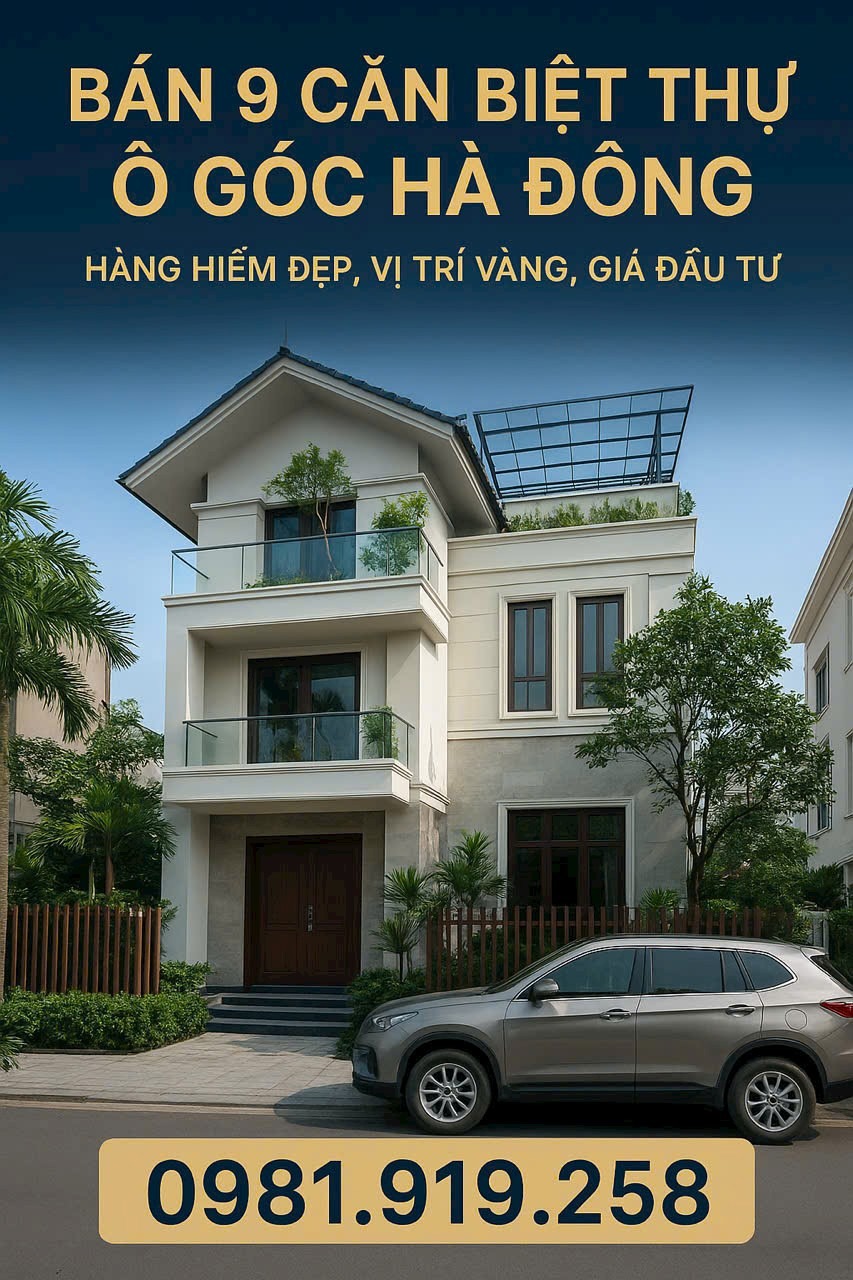 Biệt Thự Mặt Hồ Văn Quán 250m² - Siêu Phẩm Hiếm Có | Hà Đông