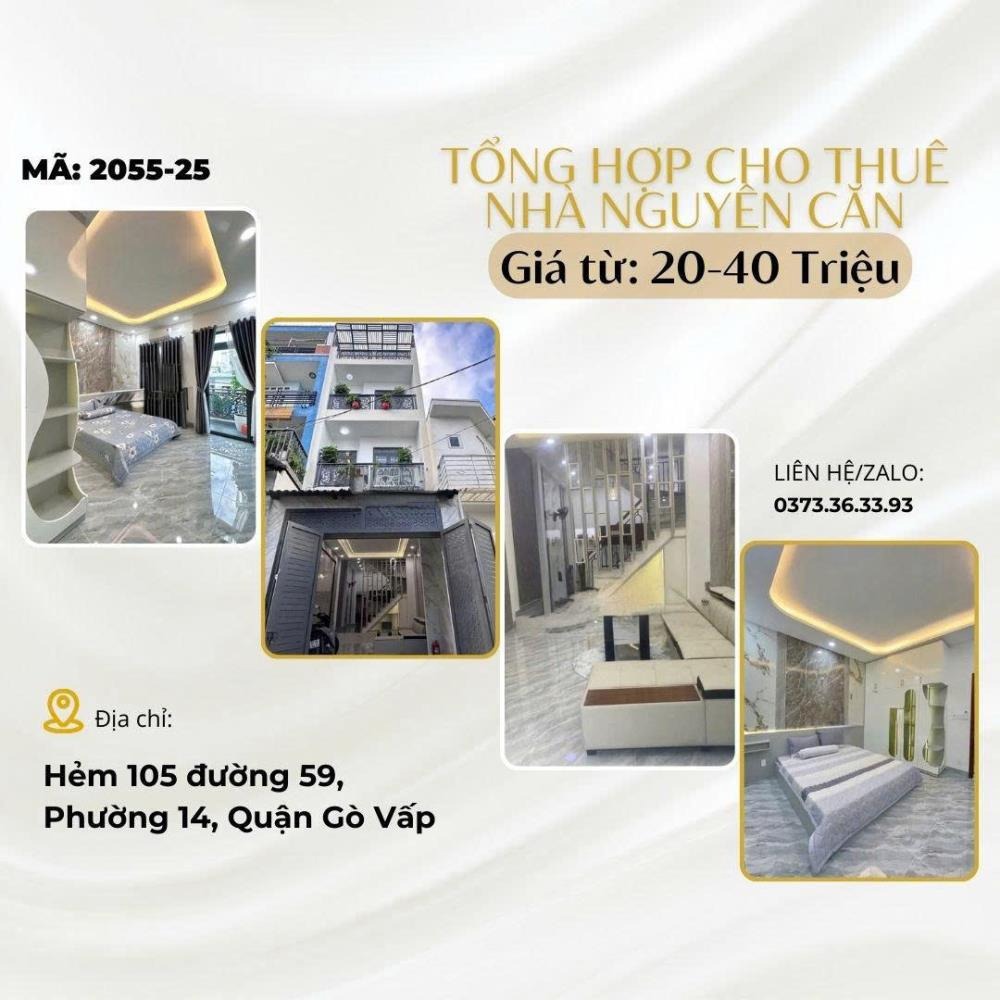 Cho Thuê Nhà Nguyên Căn Quận 10, Phú Nhuận, Bình Thạnh, Gò Vấp - Giá 20-40 Triệu/Tháng