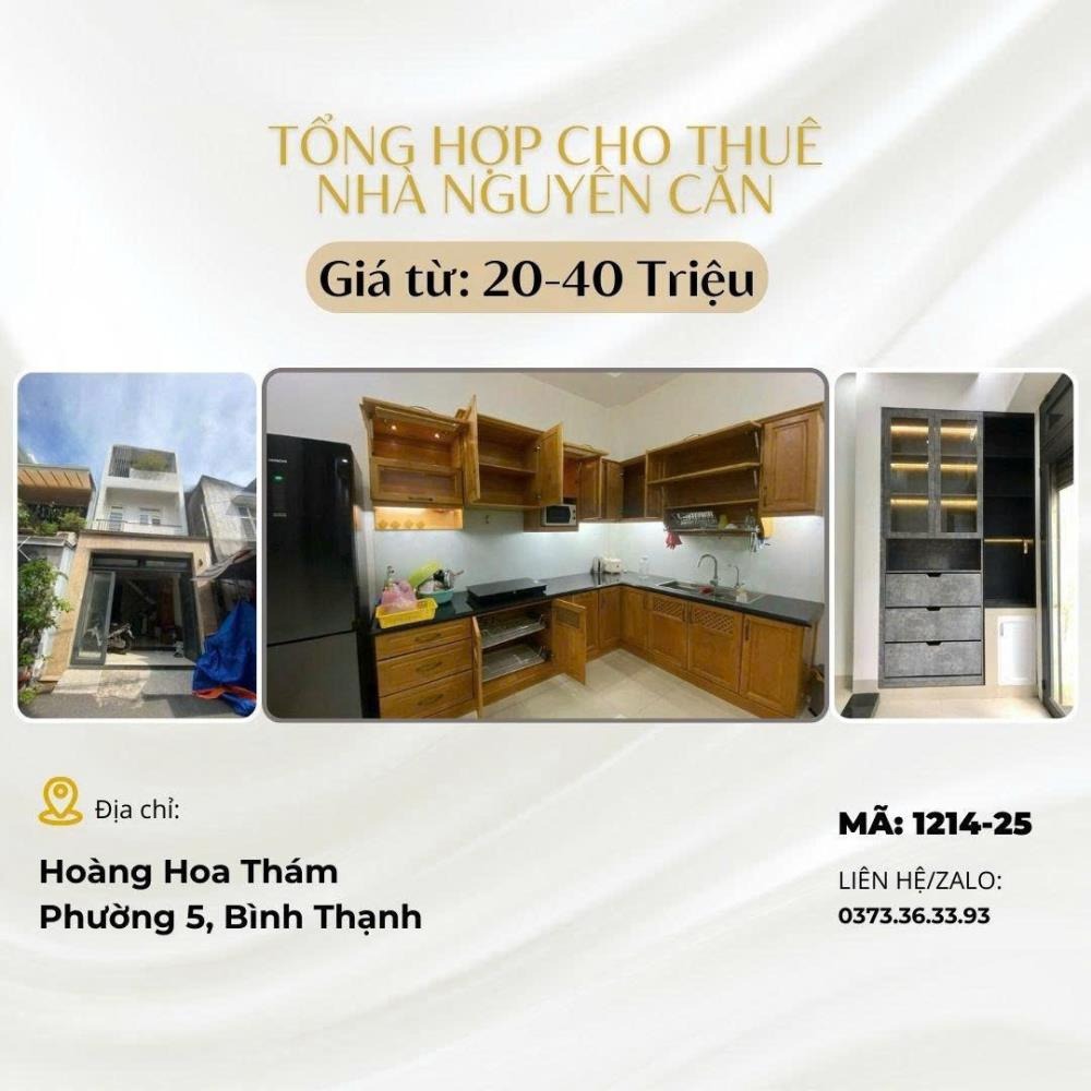 Cho Thuê Nhà Nguyên Căn Quận 10, Phú Nhuận, Bình Thạnh, Gò Vấp - Giá 20-40 Triệu/Tháng