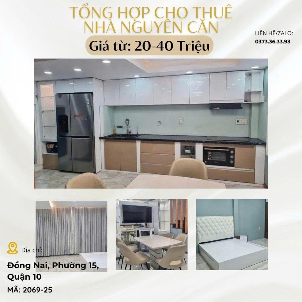 Cho Thuê Nhà Nguyên Căn Quận 10, Phú Nhuận, Bình Thạnh, Gò Vấp - Giá 20-40 Triệu/Tháng