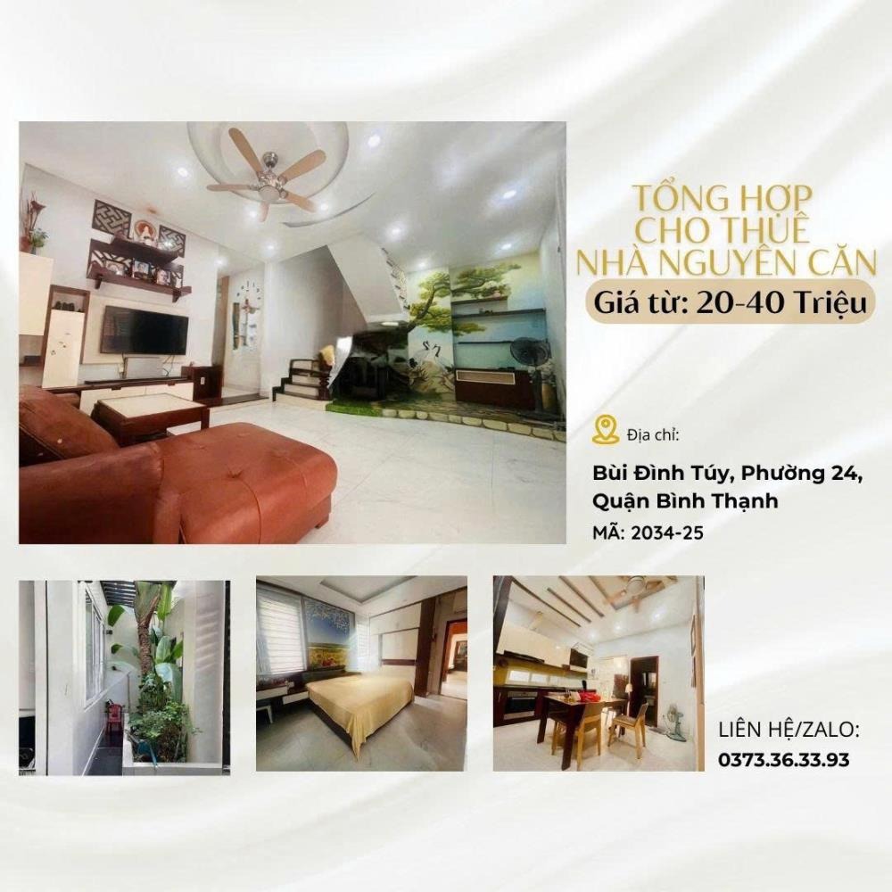 Cho Thuê Nhà Nguyên Căn Quận 10, Phú Nhuận, Bình Thạnh, Gò Vấp - Giá 20-40 Triệu/Tháng