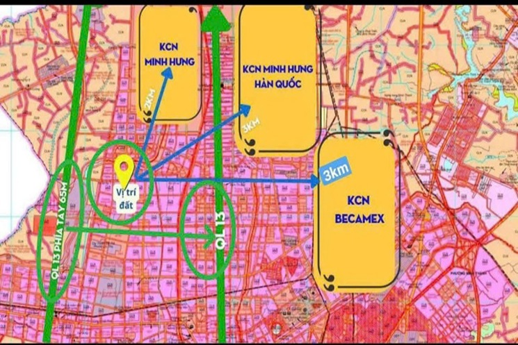 SỞ HỮU NGAY LÔ ĐẤT VỊ TRÍ ĐẸP -  GIÁ TỐT Phường Minh Hưng, TX Chơn Thành, Tỉnh Bình Phước