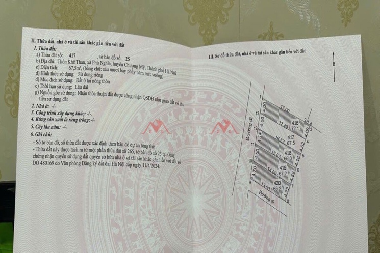 LÔ ĐẤT ĐẸP NHẤT NHÌ 67,5M TẠI PHÚ NGHĨA-CHƯƠNG MỸ-HÀ NỘI