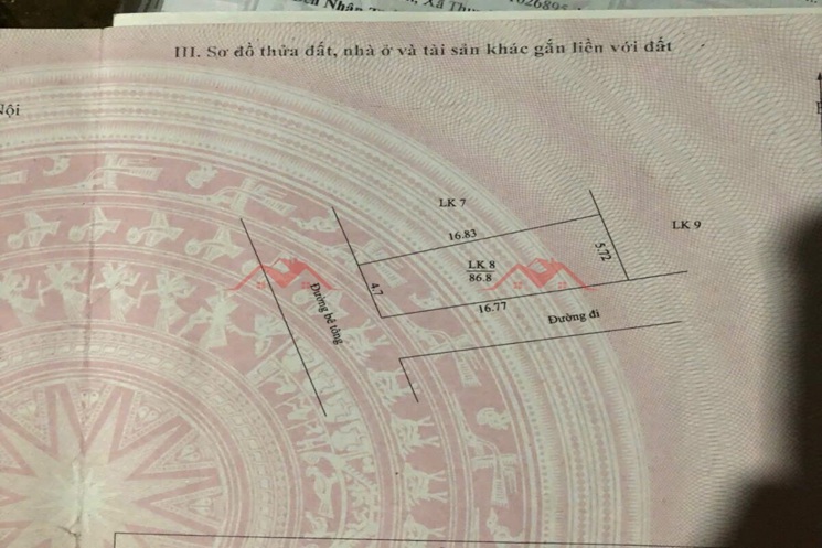 CHÍNH CHỦ BÁN ĐẤT TẶNG NHÀ 86,8M TẠI THỤY HƯƠNG-CHƯƠNG MỸ-HÀ NỘI