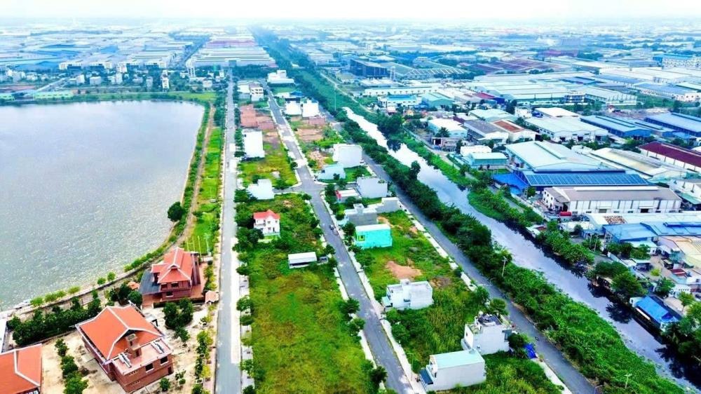 Bán Gấp Đất Nền Full Thổ Cư, Sổ Hồng Riêng - KDC Tân Đô, Đức Hòa - Giá 1Tỷ2