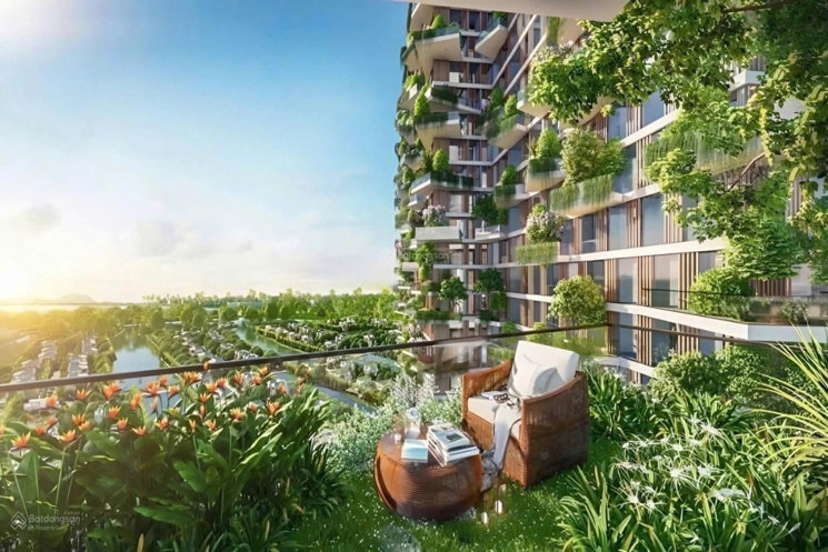 Bán căn hộ 3PN Eco Retreat Long An, view BT Đảo, có vườn mây, chỉ 4.6 tỷ, TT 25% nhận nhà