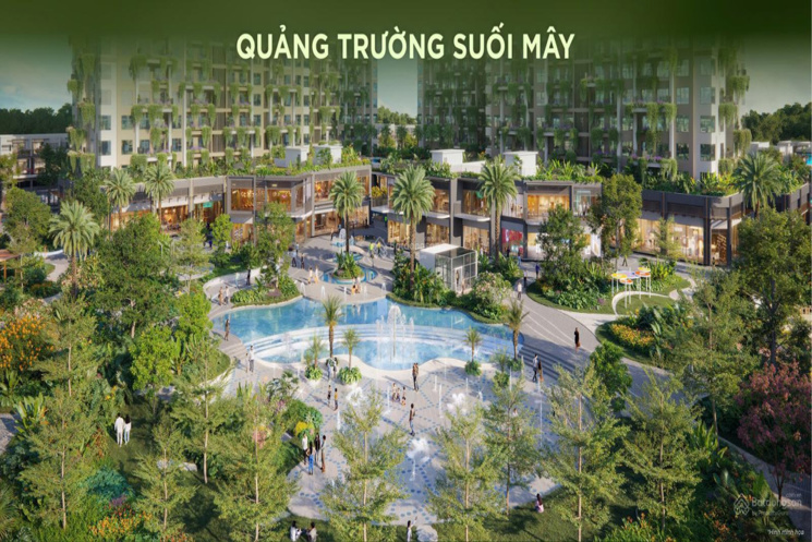 Bán căn hộ 3PN Eco Retreat Long An, view BT Đảo, có vườn mây, chỉ 4.6 tỷ, TT 25% nhận nhà