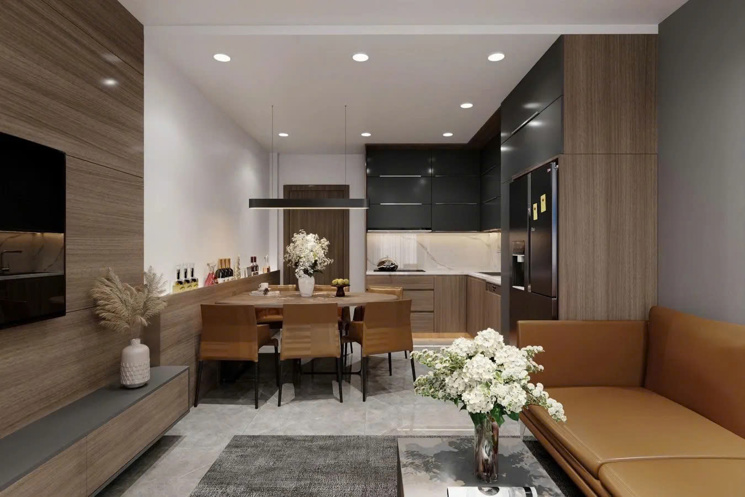 NHÀ MỚI- ĐẸP Ô TÔ VÀO NHÀ Thạch Bàn 38m1 X 6 Tầng, mặt tiền 3.7m 12.3 Tỷ Long Biên
