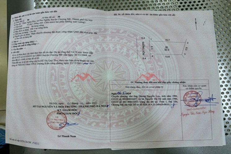 SIÊU PHẨM 92M TẠI PHÚ NGHĨA-CHƯƠNG MỸ HÀ NỘI GÂN NGAY KHU CÔNG NGHIỆP PHÚ NGHĨA CHỈ VÀI TRĂM MÉT