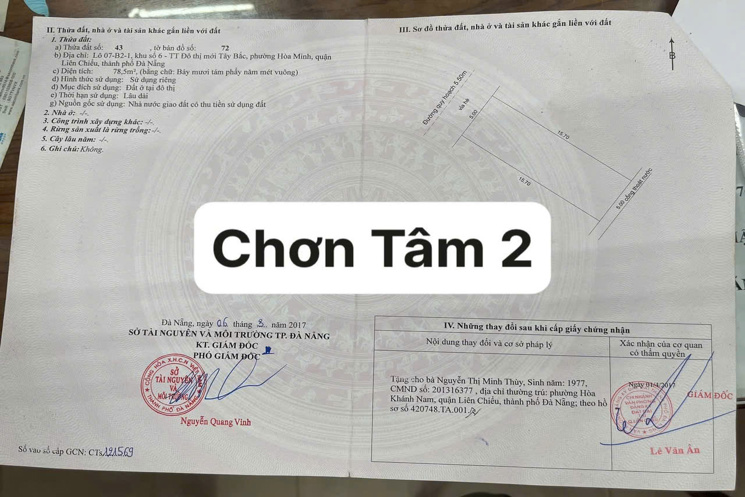 BÁN LÔ ĐẤT 78,5M² – ĐƯỜNG 5M5 CHƠN TÂM 2 – CẠNH NGUYỄN SINH SẮC, LIÊN CHIỂU – CHỈ 4.25 TỶ