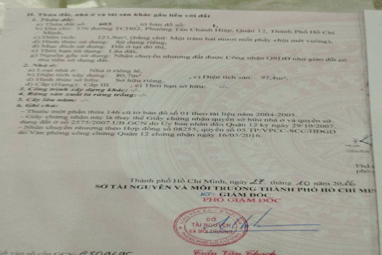 BÁN NHÀ MT NGUYỄN THỊ BÚP – Q12  NGANG 4M DÀI 32M  KD ĐỈNH – GIÁ CHỈ 7,5 TỶ TL