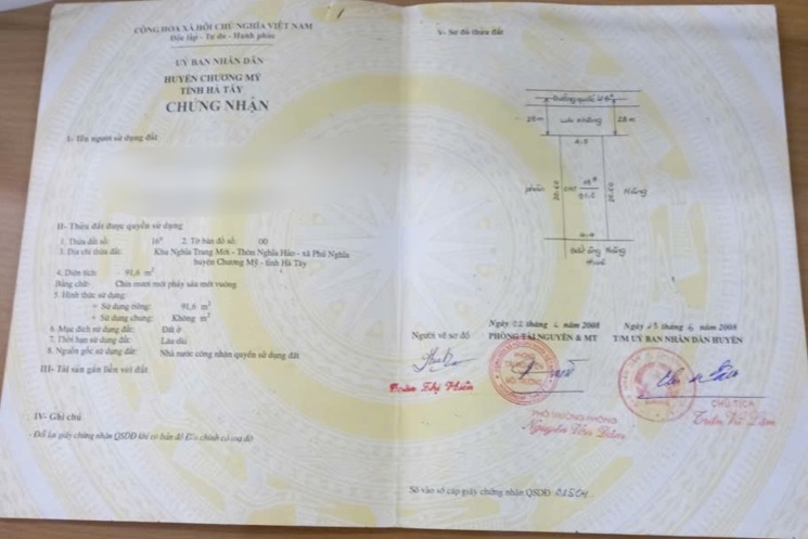 CHÍNH CHỦ BÁN SIÊU PHẨM MẶT ĐƯỜNG QL6 91,6M TẠI PHÚ NGHĨA-CHƯƠNG MỸ-HÀ NỘI