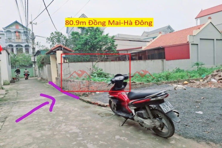 CHÍNH CHỦ CẦN BÁN LÔ ĐẤT 80,9M TẠI TỔ 16- ĐỒNG MAI-HÀ ĐÔNG-HÀ NỘI
