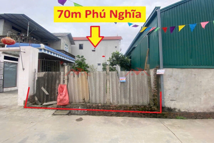 HÀNG FO CHÍNH CHỦ BÁN LÔ ĐẤT 70M TẠI KHU CÔNG NGHIỆP PHÚ NGHĨA-CHƯƠNG MỸ-HÀ NỘI