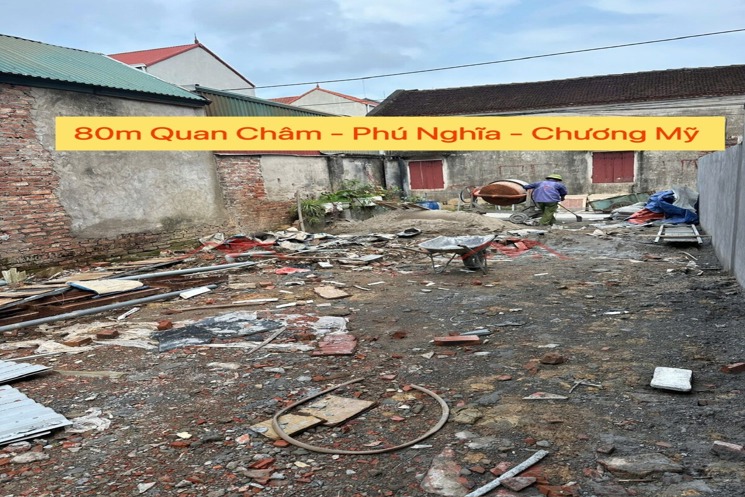 HÀNG FO 80M TẠI QUAN CHÂM-PHÚ NGHĨA-CHƯƠNG MỸ-HÀ NỘI CÁCH KHU CÔNG NGHIỆP PHÚ NGHĨA CHỈ 300M