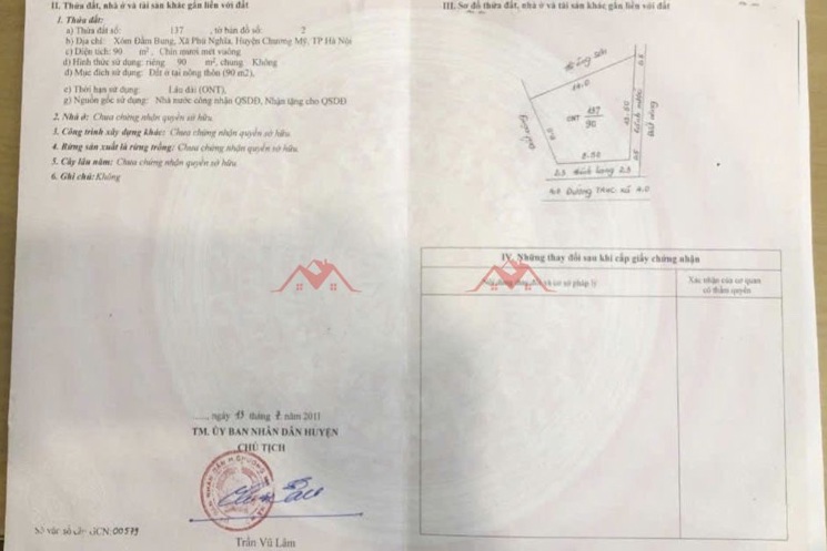 BÁN LÔ ĐẤT TRỤC CHÍNH KINH DOANH 90M DIỆN TÍCH THỰC 158M TẠI PHÚ NGHĨA-CHƯƠNG MỸ-HÀ NỘI