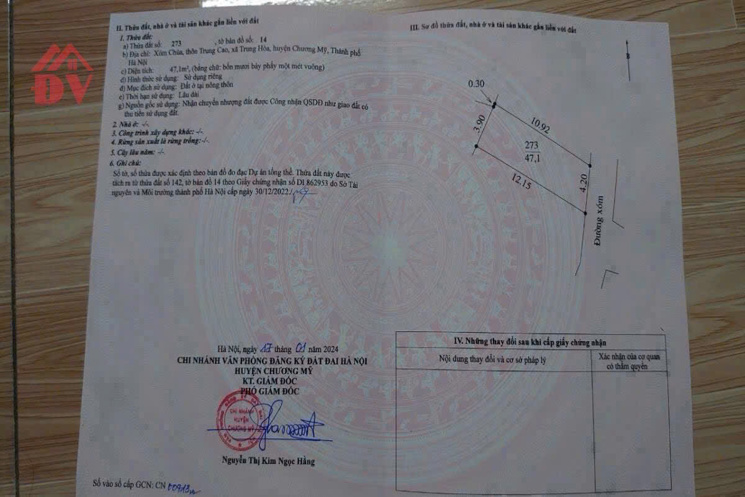 LÔ ĐẤT ĐẸP RẺ NHẤT 47,1M TẠI TRUNG HÒA-GIÁ KHU CÔNG NGHIỆP PHÚ NGHĨA-CHƯƠNG MỸ-HÀ NỘI