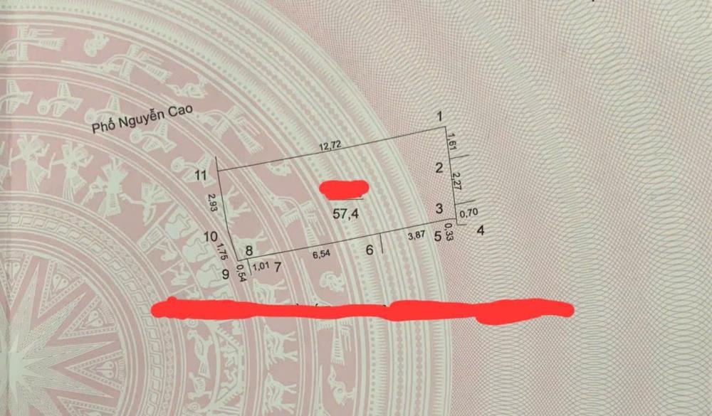 Bán nhà phố Nguyễn Cao, HBT - 58m2, 4 tầng, 27.5 tỷ - Vị trí đẹp, kinh doanh, khách sạn