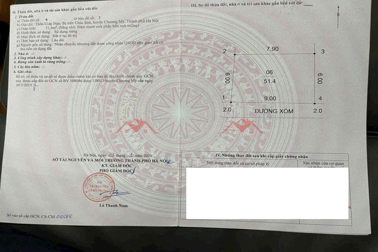 CHÍNH CHỦ BÁN 3 LÔ ĐẤT TẠI TT CHÚC SƠN-CHƯƠNG MỸ-HÀ NỘI