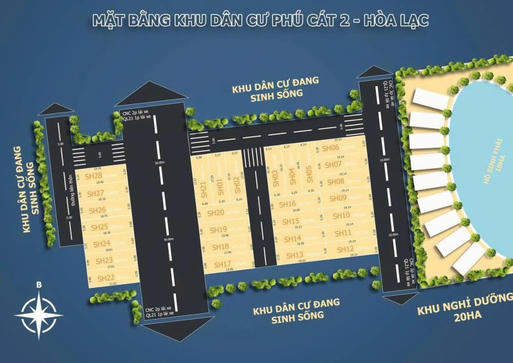 Đất Phân Lô Hòa Lạc Sổ Đỏ - Giá Tốt - Đầu Tư Sinh Lời