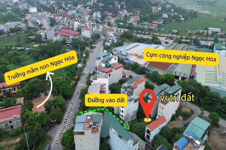 BÁN LÔ ĐẤT NGAY TRUNG TÂM 54,9M TẠI NGỌC HÒA-CHƯƠNG MỸ-HÀ NỘI
