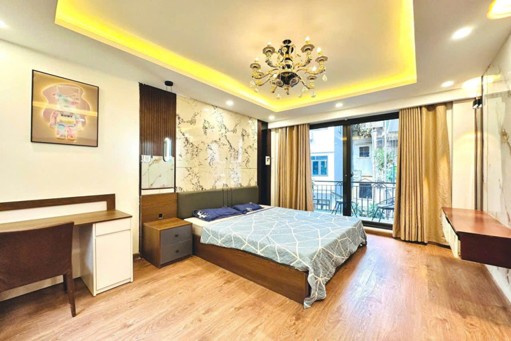 NGÕ NÔNG ĐẸP - NHÀ MỚI - NỘI THẤT ĐẸP - CÓ SÂN RỘNG-Trần Khát Chân 34 m, 4 tầng, mt 3 m 7.6 tỷ Hai