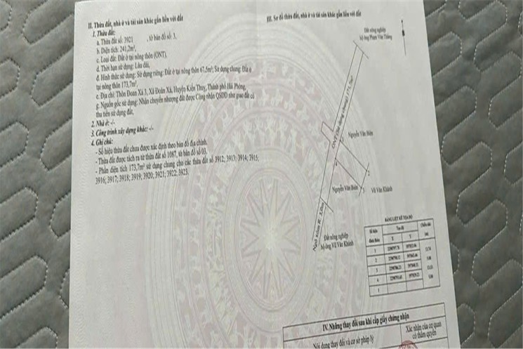 Bán đất Đoàn Xá, Kiến Thụy, Hải Phòng