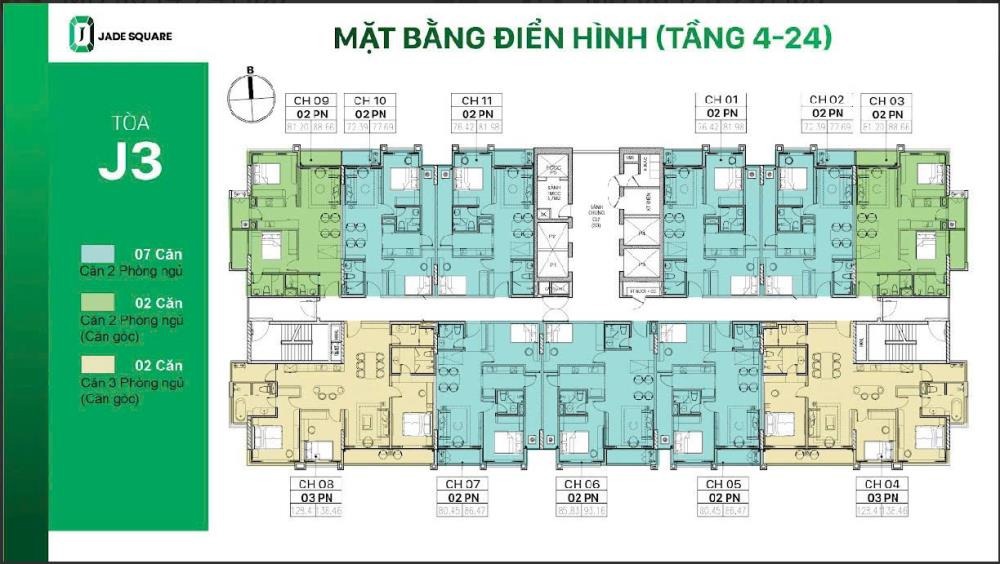 Bán Căn Hộ 2PN, 2WC Phạm Văn Đồng, Bắc Từ Liêm - View Đẹp, Tiện Lợi