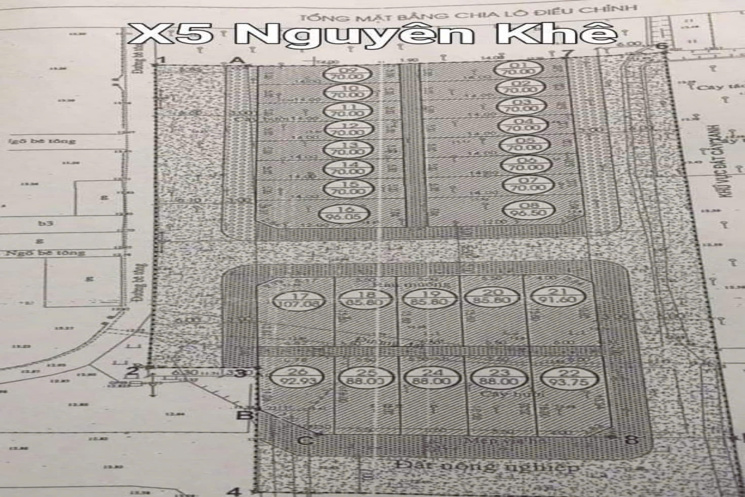 ✅ Bán đất đấu giá X5 Nguyên Khê Đông Anh - 88m - Mặt đường 15m