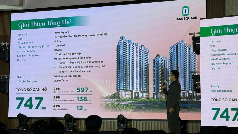 Jade Square Tây Hồ Tây: Khu Căn Hộ Cao Cấp - View Sông Hồng, Tiện Ích 5 Sao