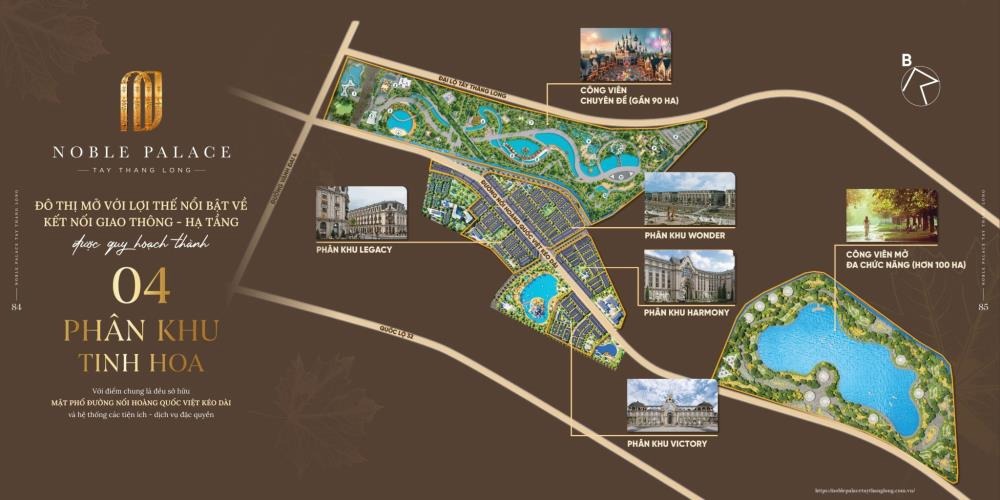 Noble Palace: Biệt thự Paris giá nhà ngõ - Vị trí Vàng Tây Bắc Hà Nội