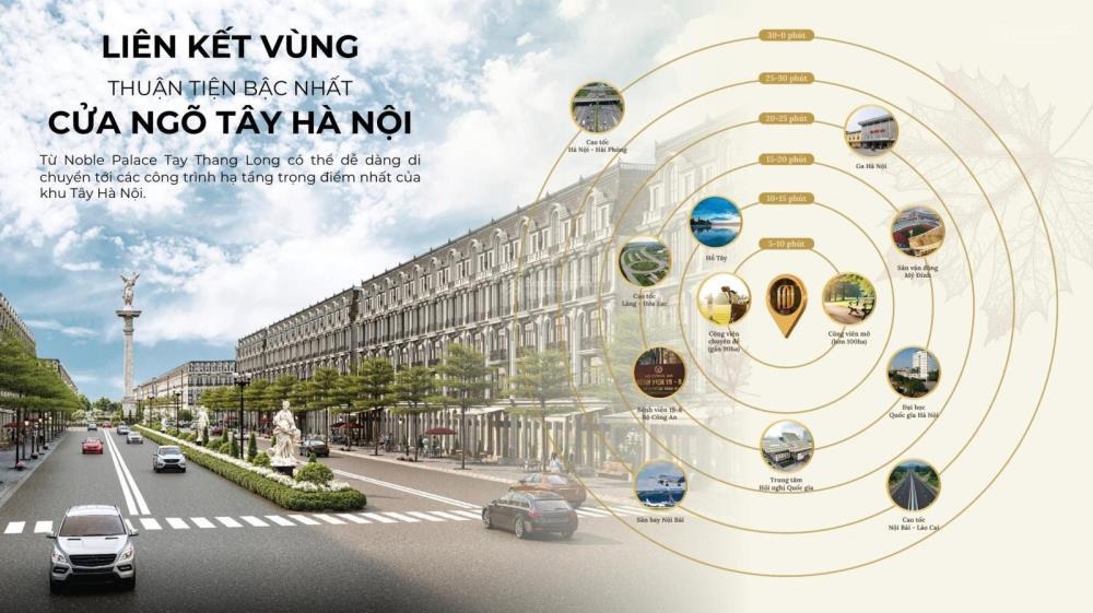 Noble Palace: Biệt thự Paris giá nhà ngõ - Vị trí Vàng Tây Bắc Hà Nội