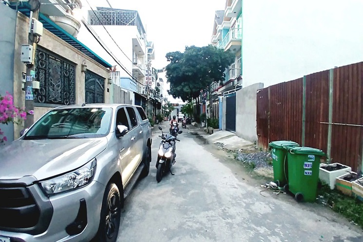Bán dât xây biệt thự, Thạnh Lộc 16, Thạnh Lộc, Q12, 114m2, ngang 6,8m, nở hâu, chỉ 7,1 tỷ