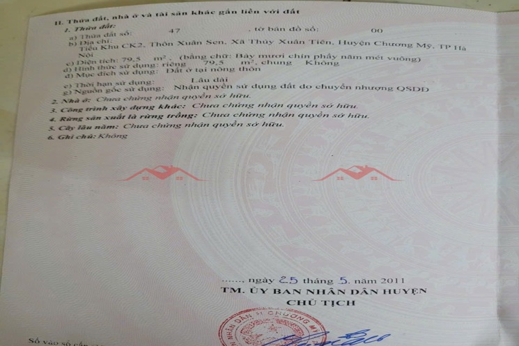 ĐẤT ĐẸP GIÁ RẺ 79,5M TẠI THỦY XUÂN TIÊN-CHƯƠNG MỸ-HÀ NỘI