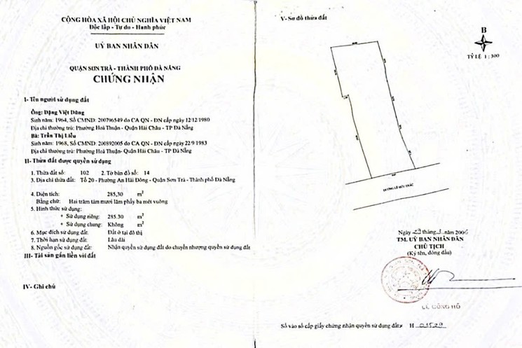 CHÍNH CHỦ BÁN ĐẤT ĐƯỜNG LÊ HỮU TRÁC, AN HẢI ĐÔNG, SƠN TRÀ, ĐÀ NẴNG – Cực Kỳ Tiềm Năng