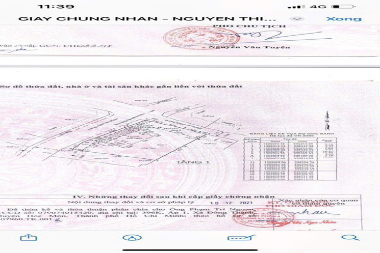 NHÀ & XƯỞNG GÓC NGÃ TƯ ĐÔNG THẠNH, HÓC MÔN GIÁ 11 TỶ TL