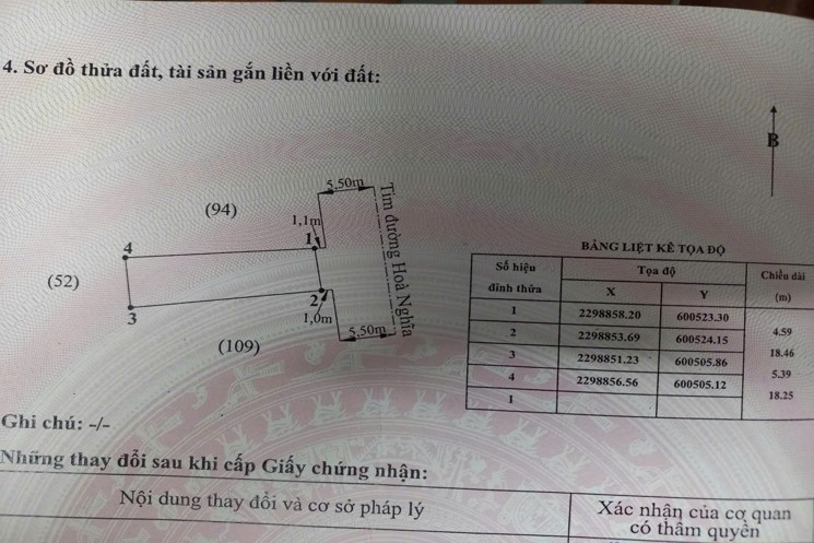 3.4x Tỷ Đất 91m2 Nở Hậu Mặt Đường Hòa Nghĩa Sát Vin Dương Kinh LH 0567222555