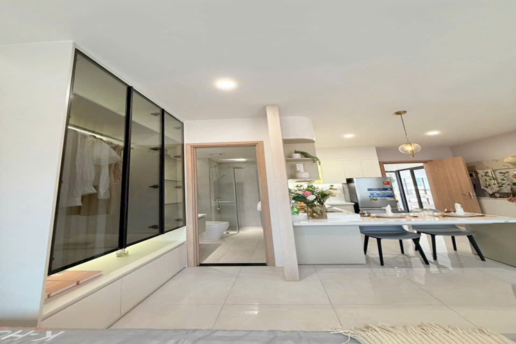 1PN 45m², 1,050 TỶ 1 Phòng Ngủ Rộng Rãi, Phòng Khách & Bếp Kết Nối Mạch Lạc
