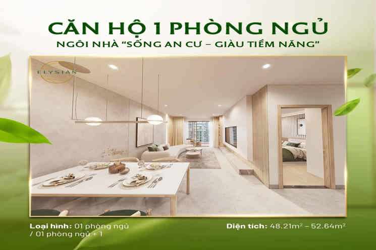 Căn hộ Elysian quận 9, danh sách các căn hộ 1,2,3PN giá tốt view đẹp, mua ngay trực tiếp CĐT, CK 8%