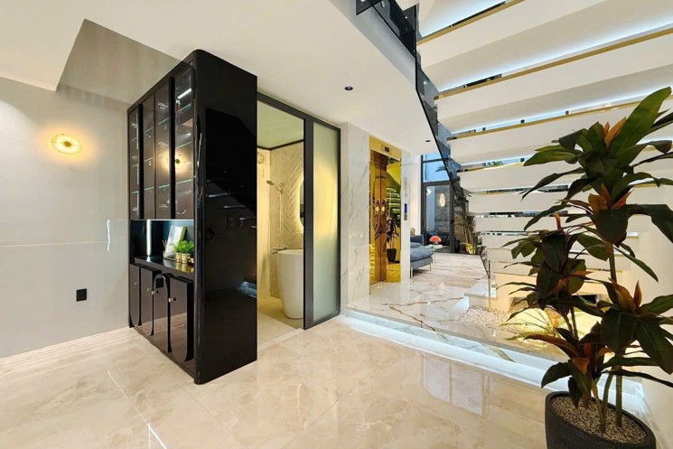 4.5❌17m, BÁN NHÀ 5 TẦNG, HXH, THANG MÁY, NGUYỄN VĂN KHỐI, P8 GÒ VẤP, 12 TỶ NHỈNH