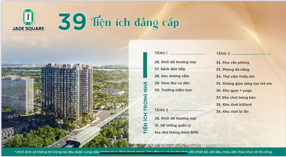 Chung Cư Jade Square Xuân Đỉnh: Mở Bán Căn Hộ Cao Cấp, Giá Tốt