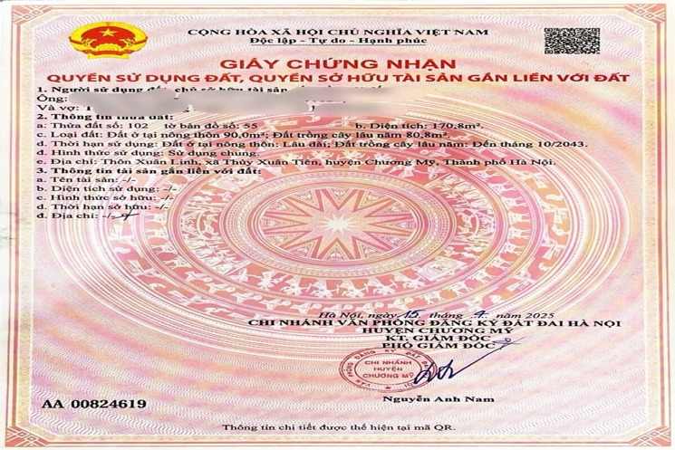 SIÊU PHẨM 170,8M TẠI THỦY XUÂN TIÊN-CHƯƠNG MỸ-HÀ NỘI SIÊU PHẨM 170,8M TẠI THỦY XUÂN TIÊN-CHƯƠNG MỸ-HÀ NỘI