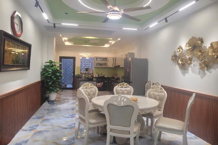 NHÀ MỚI 4 TẦNG – NỘI THẤT NHẬP KHẨU ĐỨC – MT KHU VIP BÀU CÁT – 117M² – HƠN 19