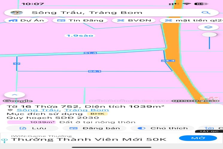 Cần Bán gấp 1 Sào Đất 900tr Đất có Đường